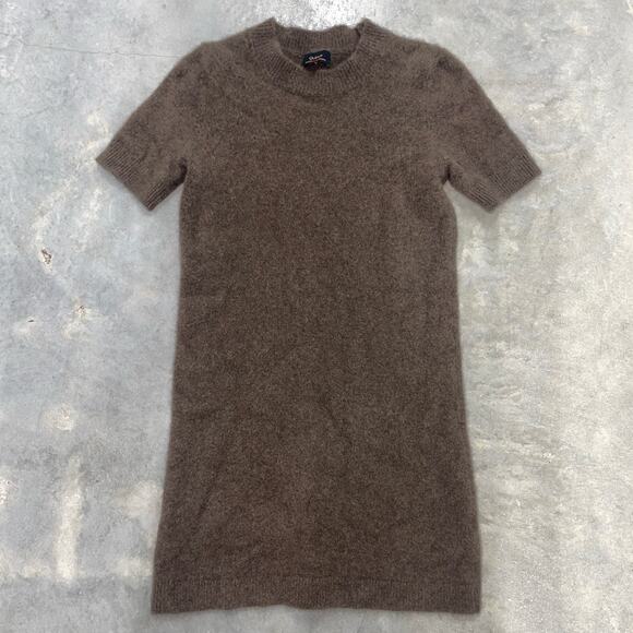 Quince Dresses & Skirts - Quince Mongolian Cashmere Short Sleeve Mini Dress MSRP $178 Soft Winter Fall XS